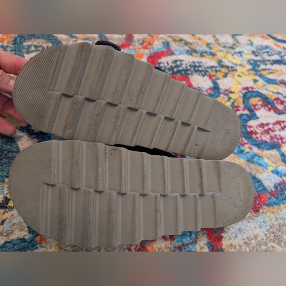 Cougar Pepa Buckle Platform Slide Sandals Size 7 Black - Picture 3 of 6